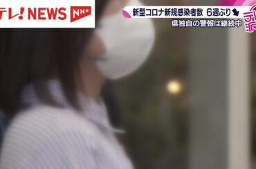 広島県内の新型コロナウイルス新規感染者数は６週ぶりに減少　県独自の「医療ひっ迫警報」は継続