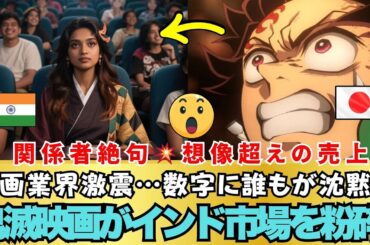 【海外の反応】「鬼滅の刃がインド映画を超えた瞬間!?」⚡ファン『奇跡だ！』メディア『悪夢だ！』意見真っ二つの謎とは？