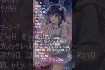 【10月10日】占術的に追い風のある時の主役！#今日の占い