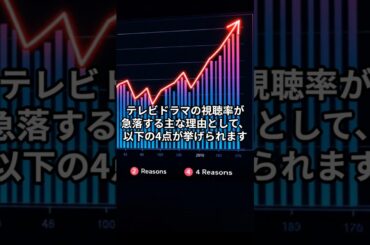 テレビドラマ視聴率急落理由４選 #雑学