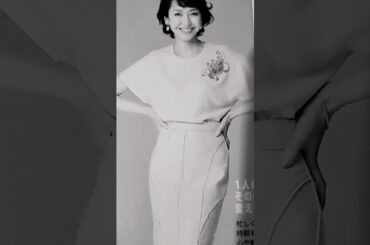 👧賀来千香子　白き牡丹に