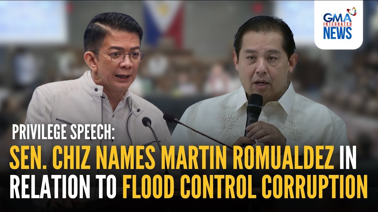 Escudero, itinuro si Martin Romualdez kaugnay ng flood control corruption | GMA Integrated News Escudero, itinuro si Martin Romualdez kaugnay ng flood control corruption | GMA Integrated News
