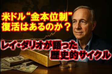 米ドル“金本位制”復活はあるのか？レイ・ダリオが語った歴史的サイクル