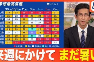 【週間天気】来週にかけても高温傾向が続く 西日本や東海は30℃予想も／ウェザーニュース予報士解説