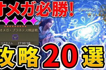 【モンハンワイルズ】 オメガを楽に狩るための攻略ポイント解説と対策装備のご紹介！