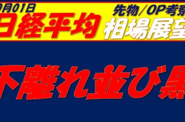 日経平均相場展望251001～   まずは25日線までの下落の可能性大!!