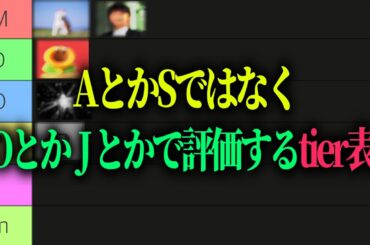 異常者が作ったTier表