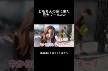 新居に巨大プールがきた