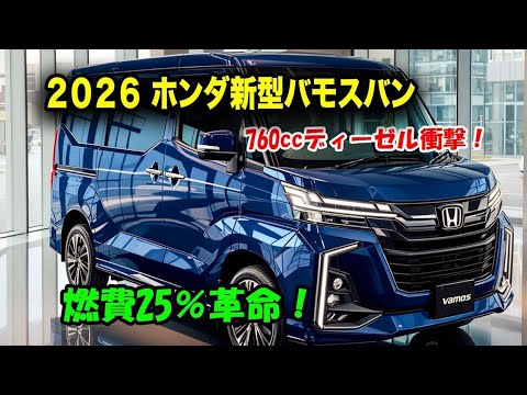 2026 ホンダ新型バモスバン新登場、760cc i-VTECディーゼル搭載!積載力と快適性でライバルを完全に過去にする一台だ 2026 ホンダ新型バモスバン新登場、760cc i-VTECディーゼル搭載!積載力と快適性でライバルを完全に過去にする一台だ