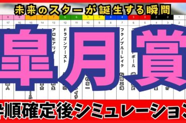 【皐月賞2025】枠順確定後シミュレーション クラシック三冠の幕開け! クロワデュノール無敗2冠へ5枠10番　ホープフルSのリベンジ狙うジョバンニは3枠5番 枠順決定