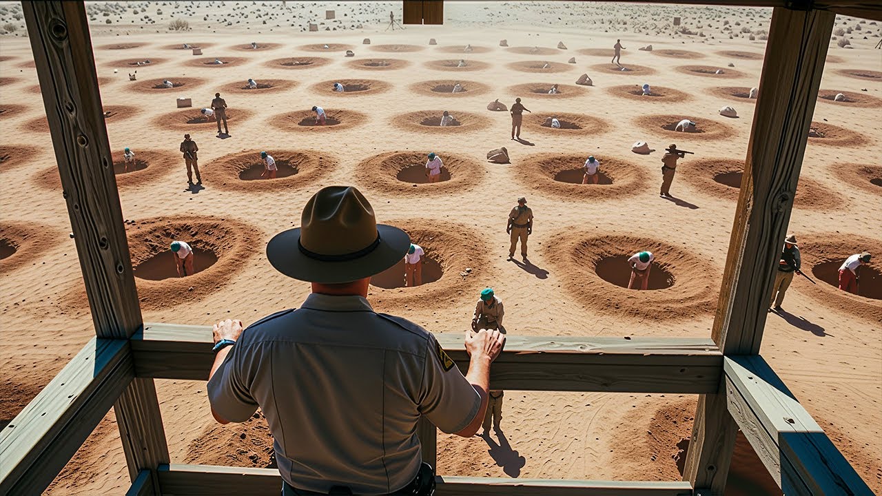 【映画紹介】謎めいた収容所で、囚人たちは終わりなく穴を掘ることを強制されるが、やがて彼らは掘ることよりもはるかに不気味な秘密を発見する。 【映画紹介】謎めいた収容所で、囚人たちは終わりなく穴を掘ることを強制されるが、やがて彼らは掘ることよりもはるかに不気味な秘密を発見する。