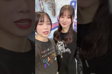 小坂菜緒と山口陽世　2025/10/02 #日向坂46 #ヘアアレンジ
