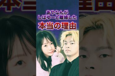 あやなんがしばゆーと離婚した本当の理由　#youtuber #雑学 #豆知識