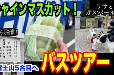 シャインマスカット！富士山5合目！バスツアー！ハヤシ教授のお留守番旅！