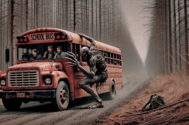 【映画紹介】学生を乗せた観光バスが人けのない道で故障、恐ろしい怪物が襲う