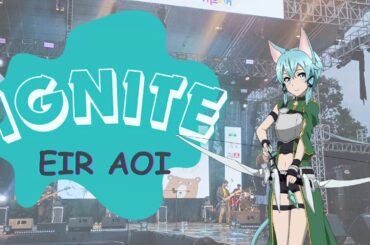 [LIVE COVER] Eir Aoi-IGNITE (藍井エイル) [Sword Art Online OP] at Semilir Japan Matsuri