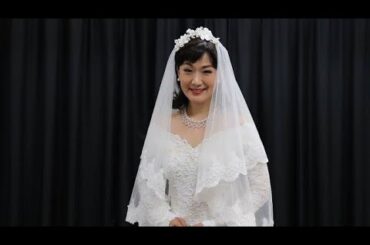 市川由紀乃 初座長公演リハーサルでウエディング姿を披露「人生いろいろ ~島倉千代子物語~」Kimura family