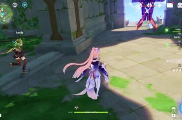 原神　参加型精鋭狩りと探索