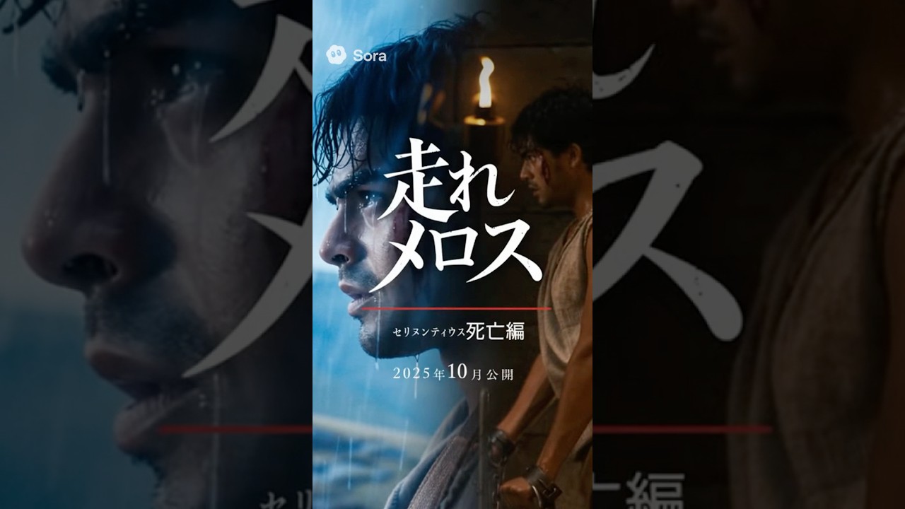 映画走れメロスセリヌンティウス死亡編予告ムービー #sora2