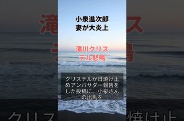 小泉進次郎妻が大炎上、滝川クリステル悲鳴