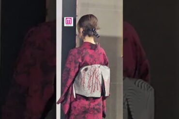 長濱ねる、華やか着物姿で登場👘✨【「KIMONOIST （キモノイスト）2025」授賞式記者発表】 #shorts