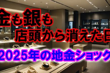 金も銀も店頭から消えた日：2025年の地金ショック
