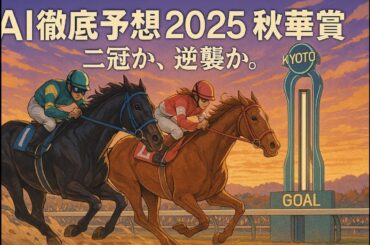 （2週前気が早い人向け）【2025年秋華賞予想】AIがデータで徹底分析！二冠か、逆襲か。三歳牝馬の頂点を掴むのは誰だ！