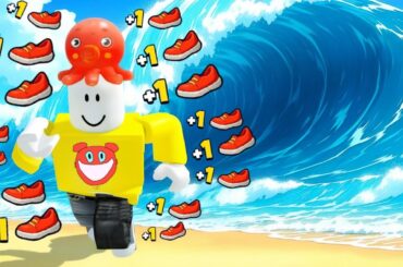 どんどんスピードが上がる世界で津波から脱出するロブロックス【 Roblox 】