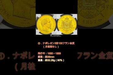 金価格帯で購入しやすい大型金貨を紹介します #shorts