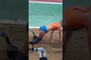 女子走幅跳（義足） 金メダル ヨング・フール FleurJONG選手：KOBE2024世界パラ陸上選手権大会
