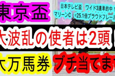 【競馬予想】東京盃2025　大井1200mなら激走可能！　前走大敗で人気を落とす人気薄地方馬が狙い目！