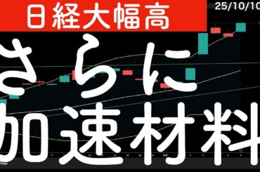 【日経大幅高】最高値更新でもさらに加速する材料が出た？　#米国株 #日経平均