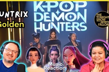 Live Performance EJAE, Audrey Nuna, & Rei Ami "Golden" |The Tonight Show Jimmy Fallon | Reaction