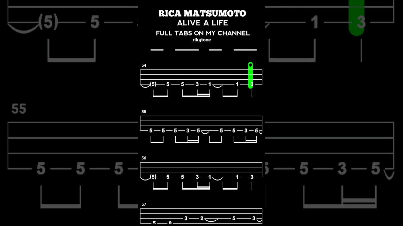 【BASS TAB】KAMEN RIDER RYUKI OP | 松本梨香 (RICA MATSUMOTO) – ALIVE A LIFE #shorts #basstabs 【BASS TAB】KAMEN RIDER RYUKI OP | 松本梨香 (RICA MATSUMOTO) - ALIVE A LIFE #shorts #basstabs