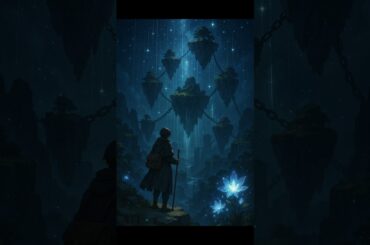 星降る森の夜 #異世界旅, #ファンタジー, #AIアート, #癒し映像, #幻想世界, #Shorts,