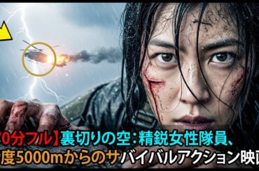 【70分フル】裏切りの空：精鋭女性隊員、高度5000mからのサバイバルアクション映画
