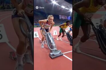 オリンピック競技 掃除機 #ai #aiart #aigenerated #aivideo #vacumcleaner