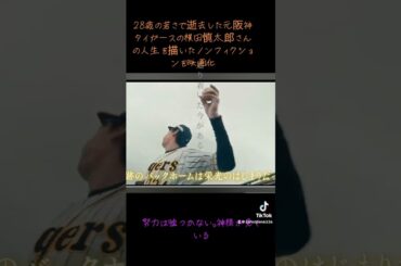 #横田慎太郎 #阪神タイガース #栄光のバックホーム #鈴木京香 #栄光の架橋 #ゆず