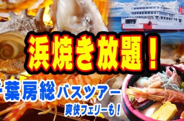 【千葉房総バスツアー】浜焼き食べ放題＆爽快フェリー東京湾横断！崖観音・はちみつ工房・映えスポット満喫の夫婦ゆる旅