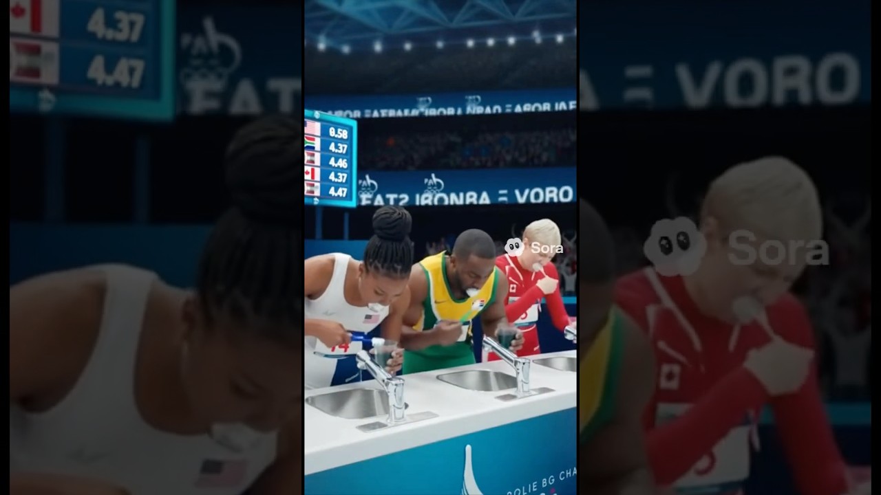 オリンピック競技 歯磨き #ai #aiart #aigenerated #aivideo オリンピック競技 歯磨き #ai #aiart #aigenerated #aivideo