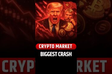 BITCOIN CRASH DUMP $112K - WHY? TRUMP TARRIF CRYPTO MARKET FACTS #shorts #cryptocrash