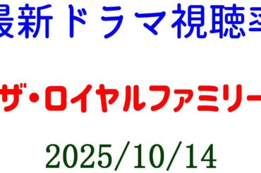 ザ・ロイヤルファミリー 高視聴率スタート！視聴率速報☆2025年10月14日