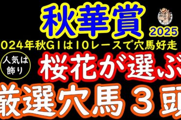 秋華賞2025桜花が選ぶ厳選穴馬3頭！秋華賞は2強構成となりそうだが実力的には引けを取らない馬が多数いる！その中から妙味のある馬を3頭ピックアップ！