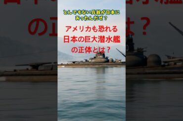 世界最大の潜水艦「伊400」！アメリカ本土攻撃を計画した“幻の最強兵器”の正体とは？ #第二次世界大戦