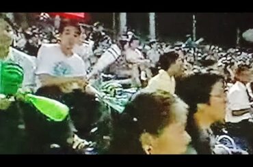 1996ヤクルトスワローズ川崎憲次郎VS読売ジャイアンツ　ガルベス　神宮球場　松井秀喜　秦真司　鈴木杏樹サインボール