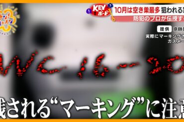 【警戒】10月は空き巣急増 ｢狙われる家｣ の特徴とは？ 防犯のプロが伝授する対策【サン！シャインニュース】