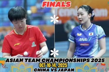FULL MATCH | Sun Yingsha vs Miwa Harimoto | FINALS Asian Team Championships 2025