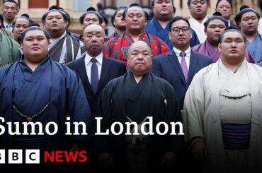 Why is a sumo tournament being held in London? | BBC News