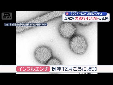 想定外の早い流行 症状軽い“隠れインフルエンザ”で感染拡大の可能性【スーパーJチャンネル】(2025年10月10日) 想定外の早い流行 症状軽い“隠れインフルエンザ”で感染拡大の可能性【スーパーJチャンネル】(2025年10月10日)
