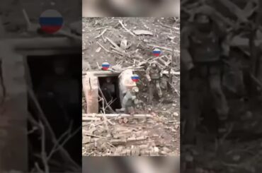 Russian Soldiers Trapped in Basement Surrender After Drone Strike